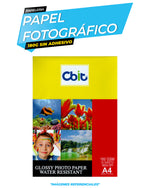 Cargar imagen en el visor de la galería, Papel Fotográfico Brillante 180 gr. A4-20H Cbit
