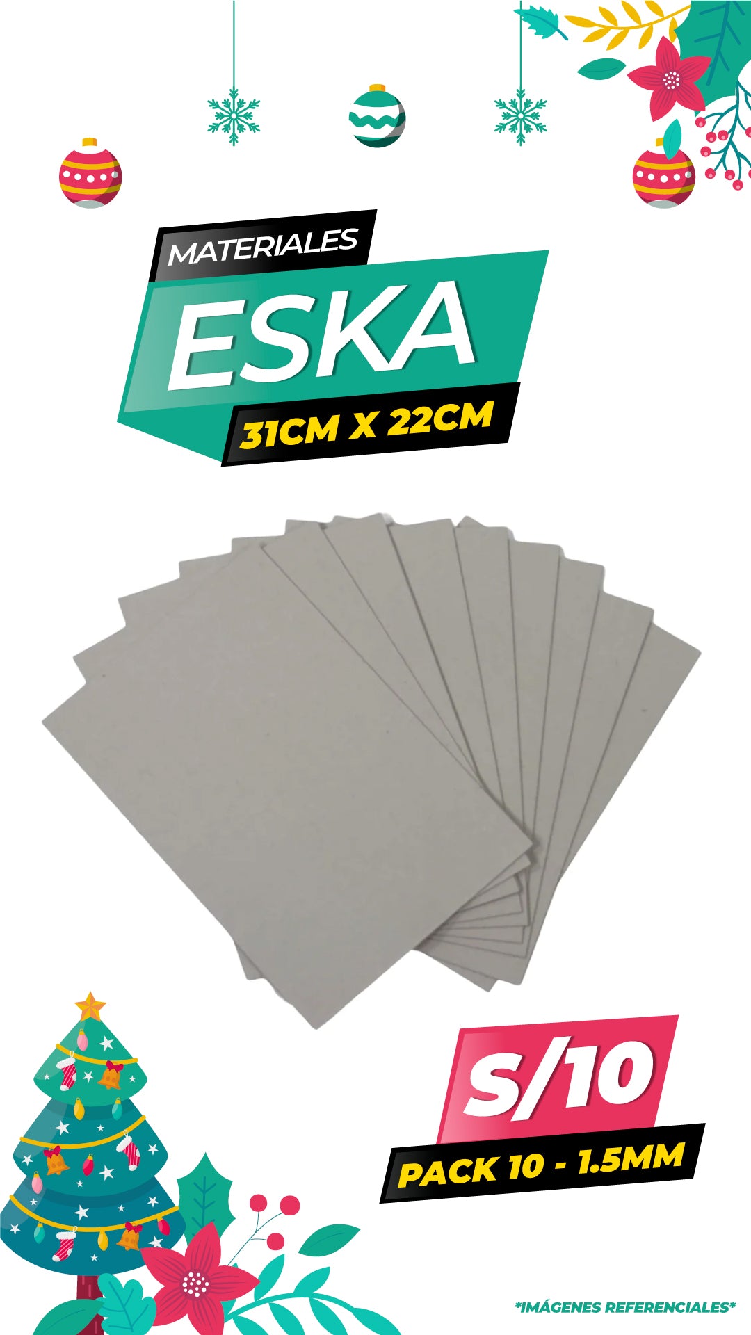 Carton Eska 1.5mm packx10 / A4