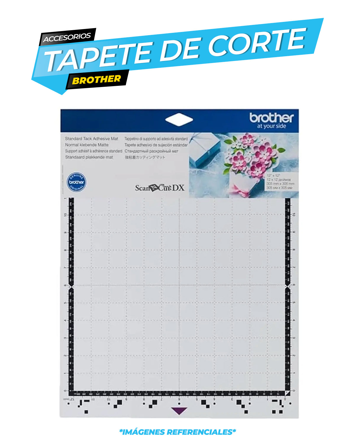 Tapete de sujeción estándar 30 cm x 30 cm / BROTHER