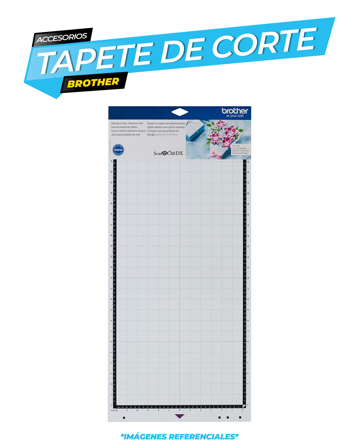Tapete de sujeción estándar 30 cm x 60 cm / BROTHER