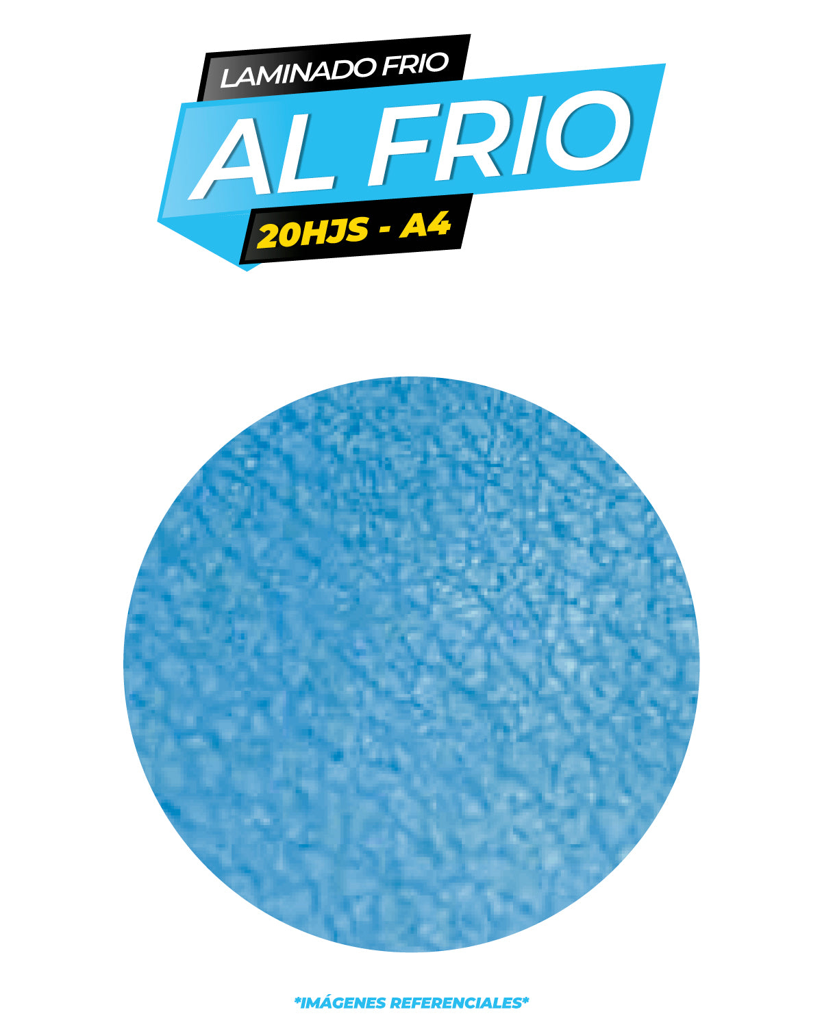 Laminado frio holográfico CUERO / Pack 20 hojas A4