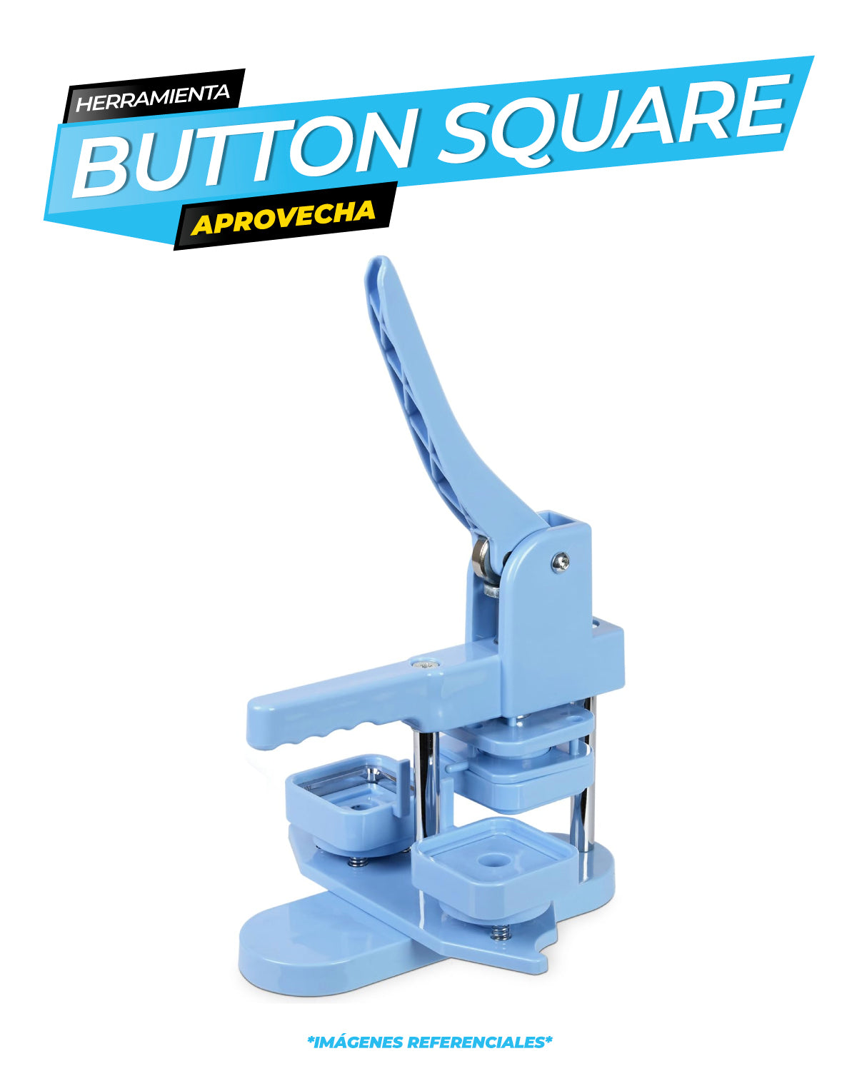 Button Square  - 1 cabezal / ALT