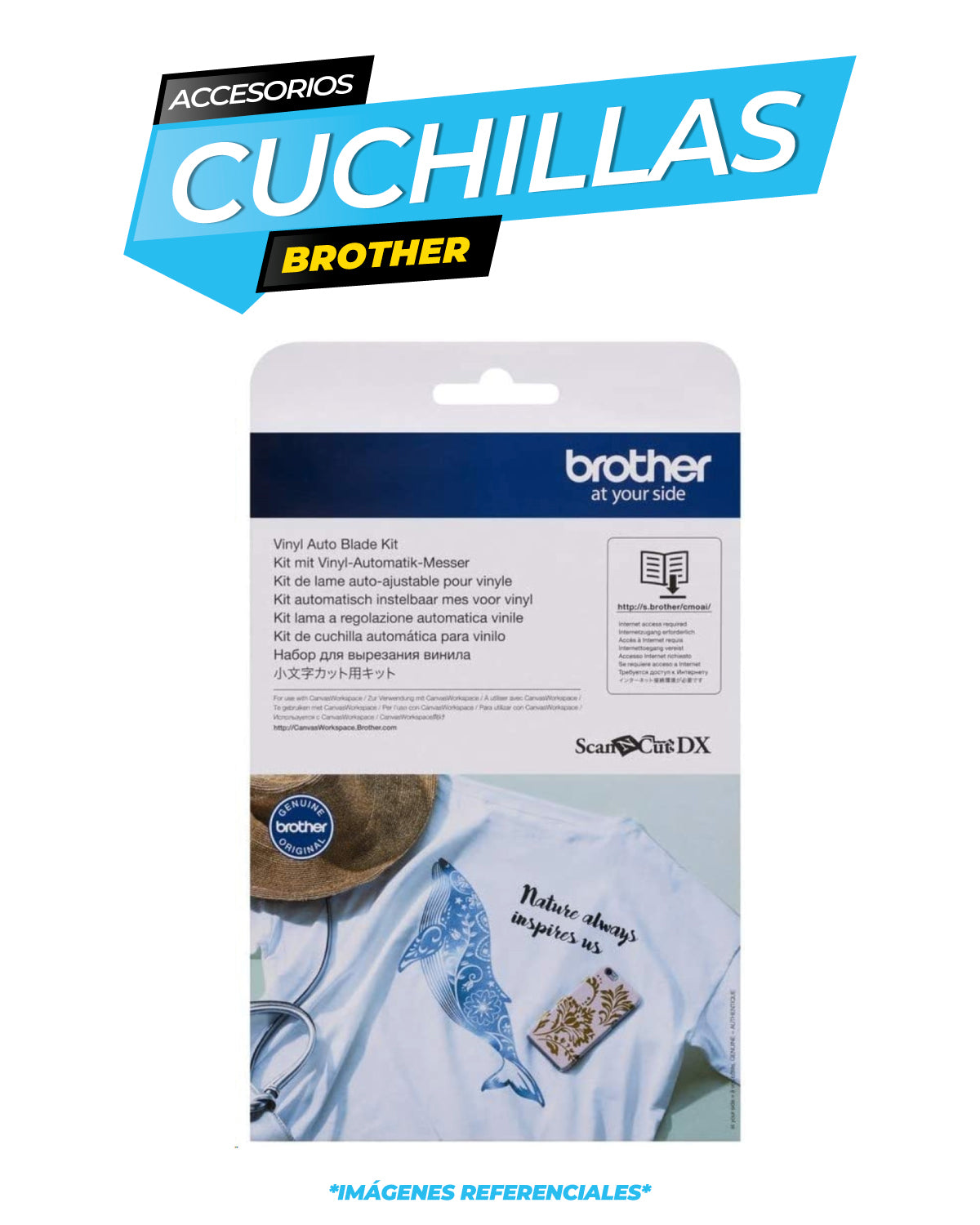 Kit Cuchilla de Vinil Auto Blade / BROTHER