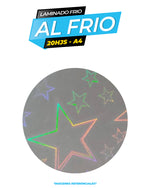 Cargar imagen en el visor de la galería, Laminado frio holográfico Modelos Varios / Pack 20 hojas A4

