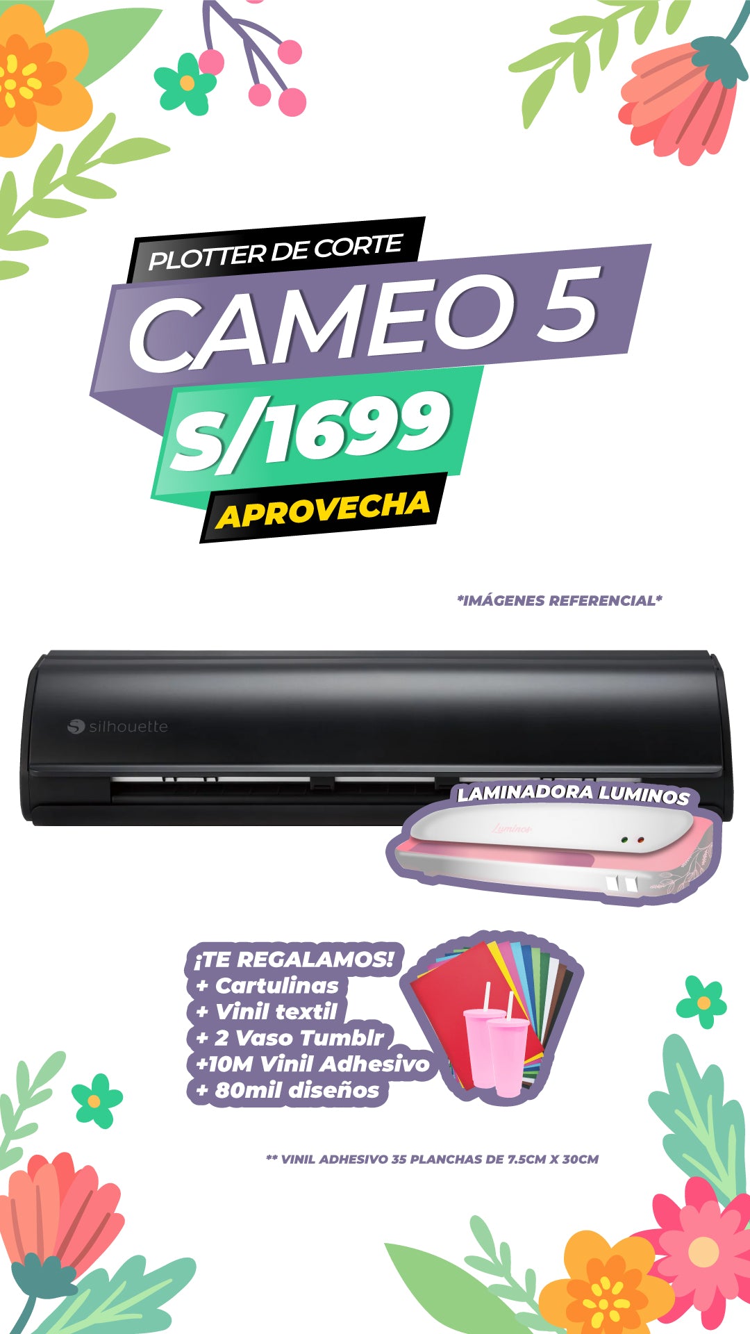 SILHOUETTE CAMEO 5 NEGRO