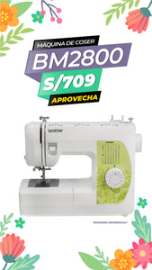MAQUINA DE COSER BM2800 / BROTHER