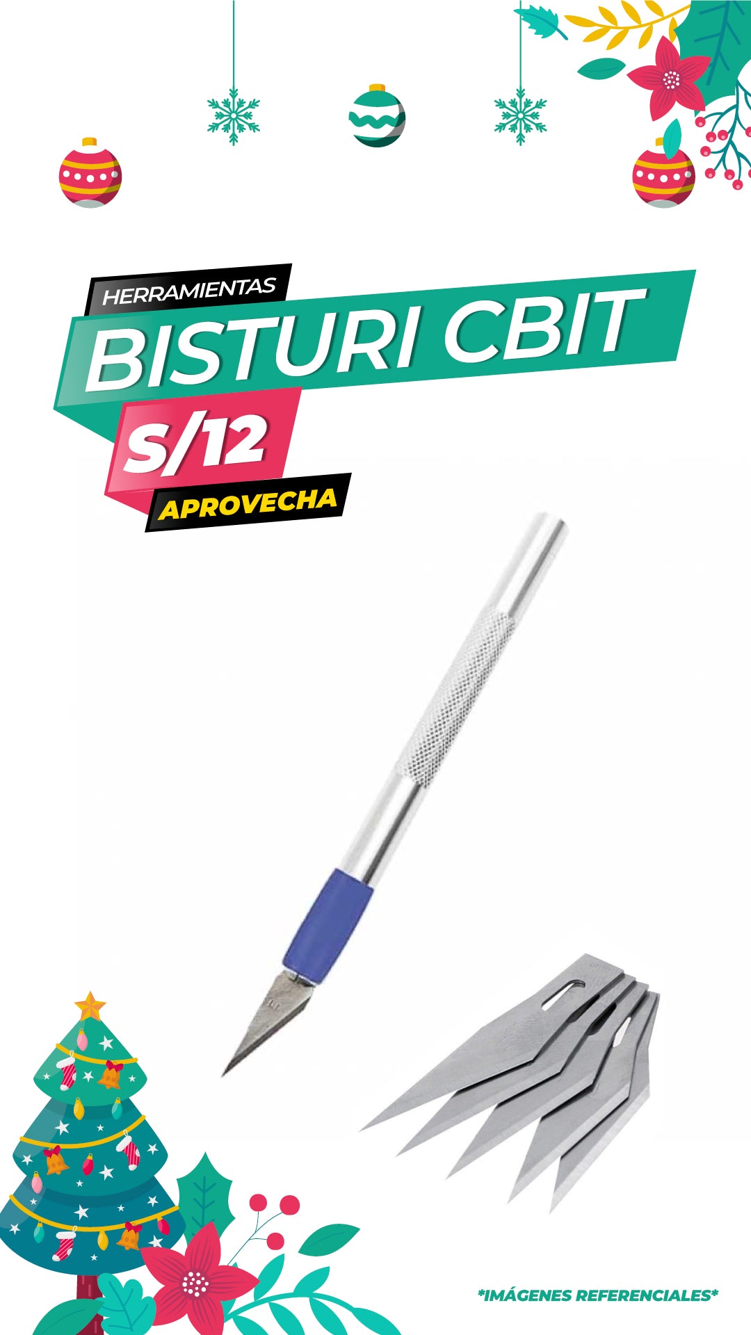 BISTURI CBIT CON 5 REPUESTOS