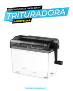 Cargar imagen en el visor de la galería, TRITURADORA DE PAPEL 12.5CM / ALT
