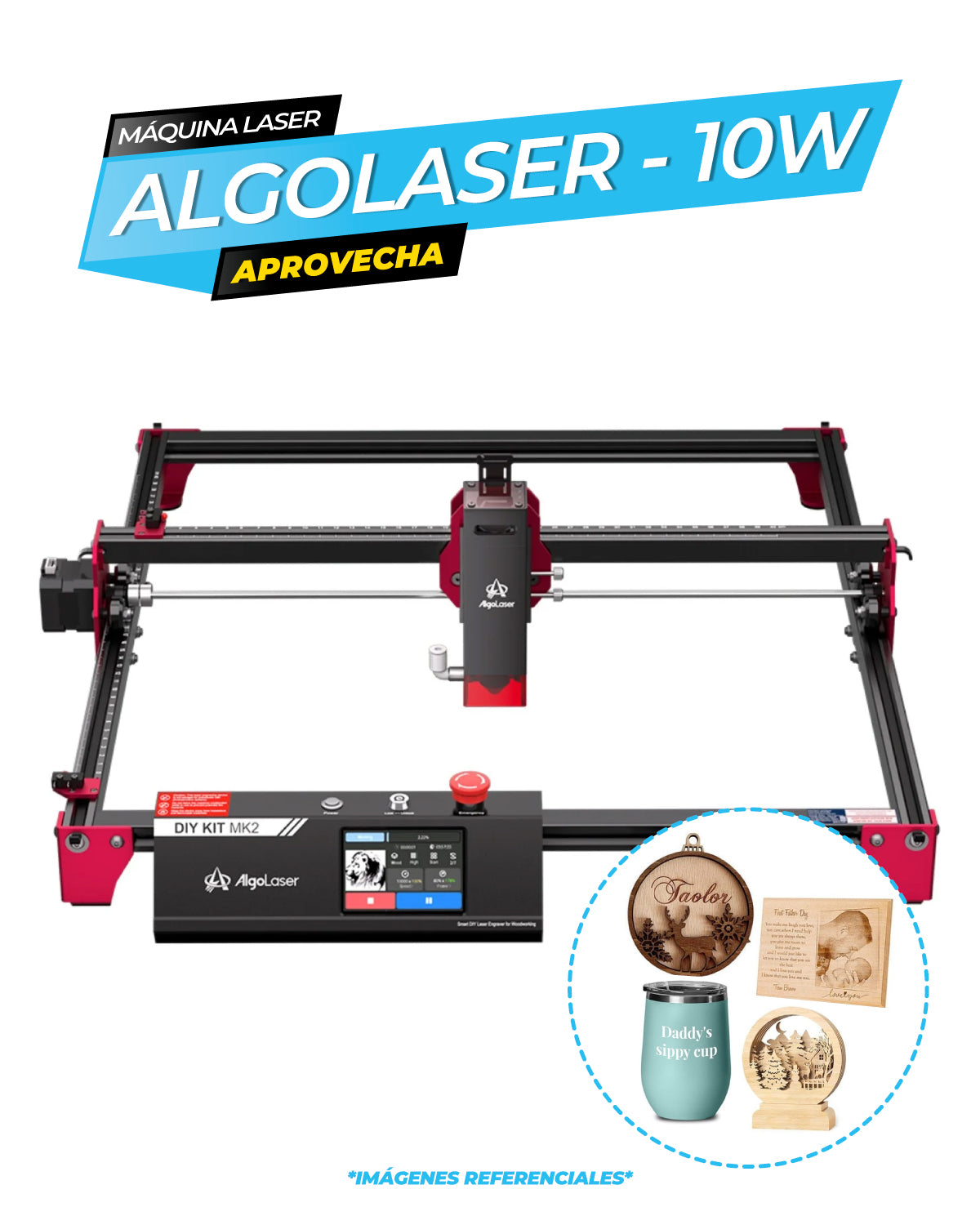 Grabador y Cortador Laser - 10W / ALGOLASER