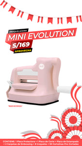 Troqueladora Mini Evolution ROSA / WER