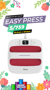 PLANCHA EASYPRESS 2 FRAMBUESA 9X9 PULGADAS / CRICUT