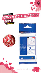 Cinta laminada Brother TZe-FA3