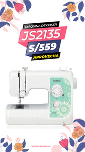 MAQUINA DE COSER JS2135 / BROTHER