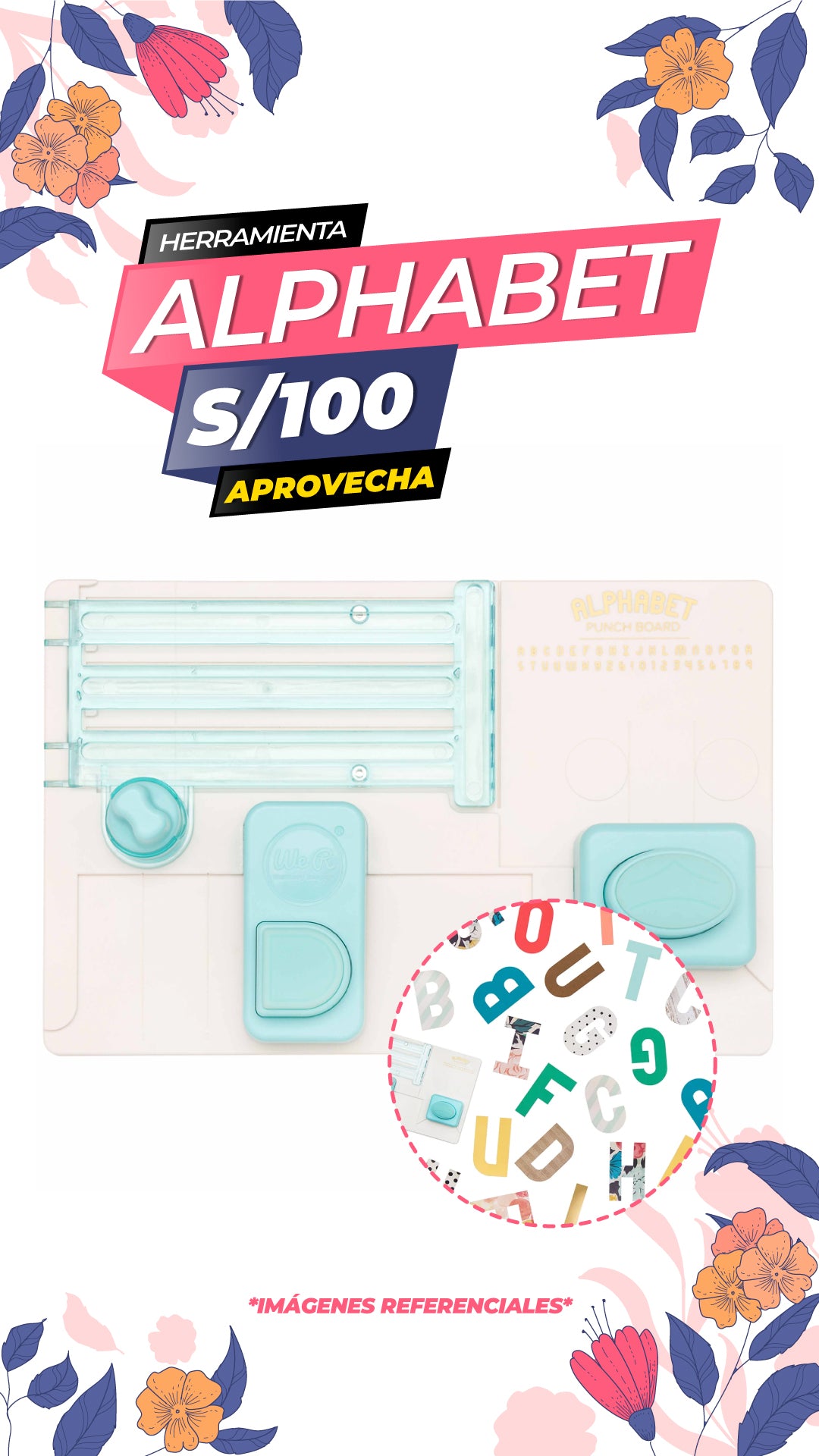 Alphabet Punch Board / We R Makers