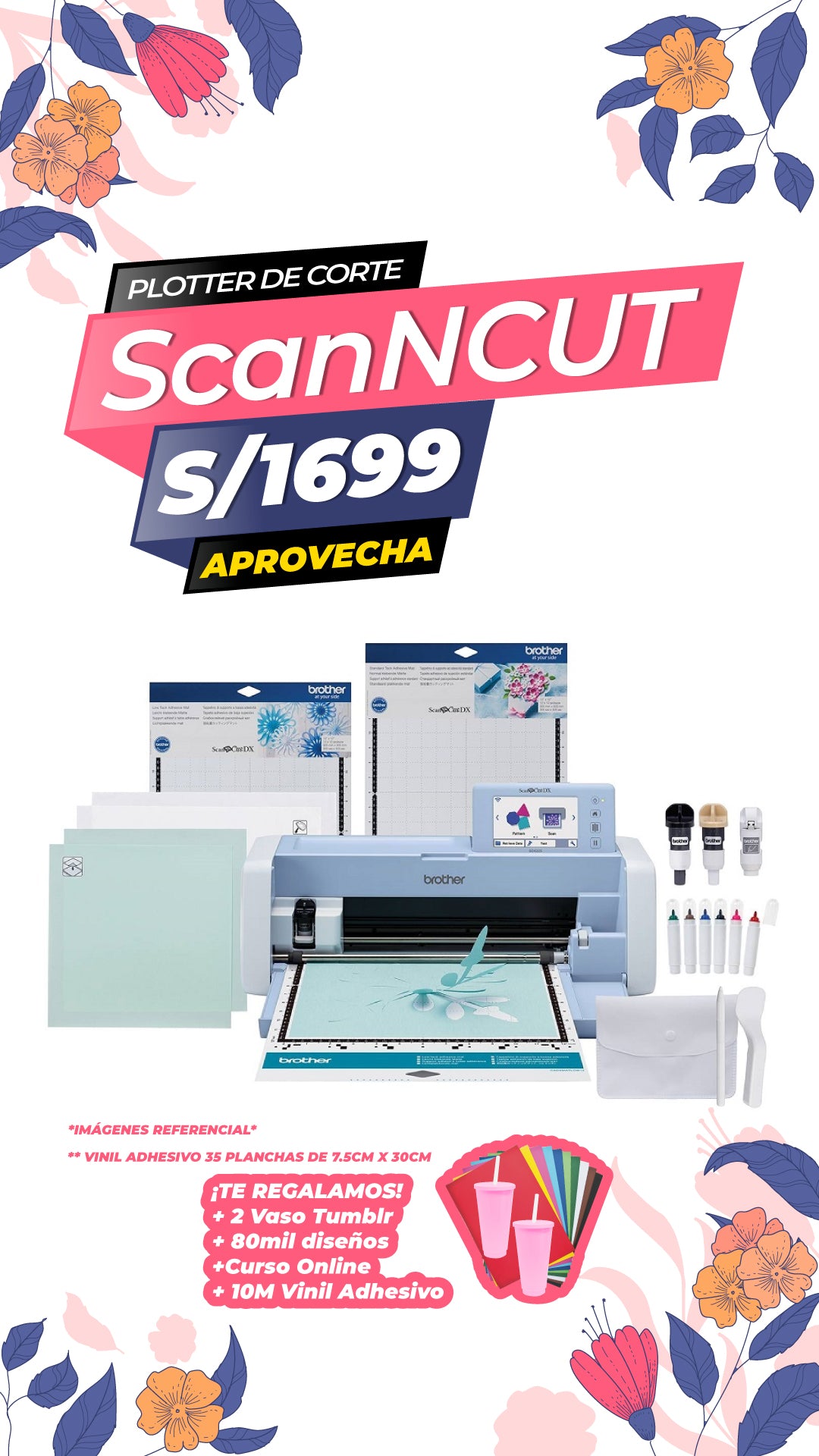 PLOTTER DE CORTE BROTHER SCANCUT SDX225 / BROTHER