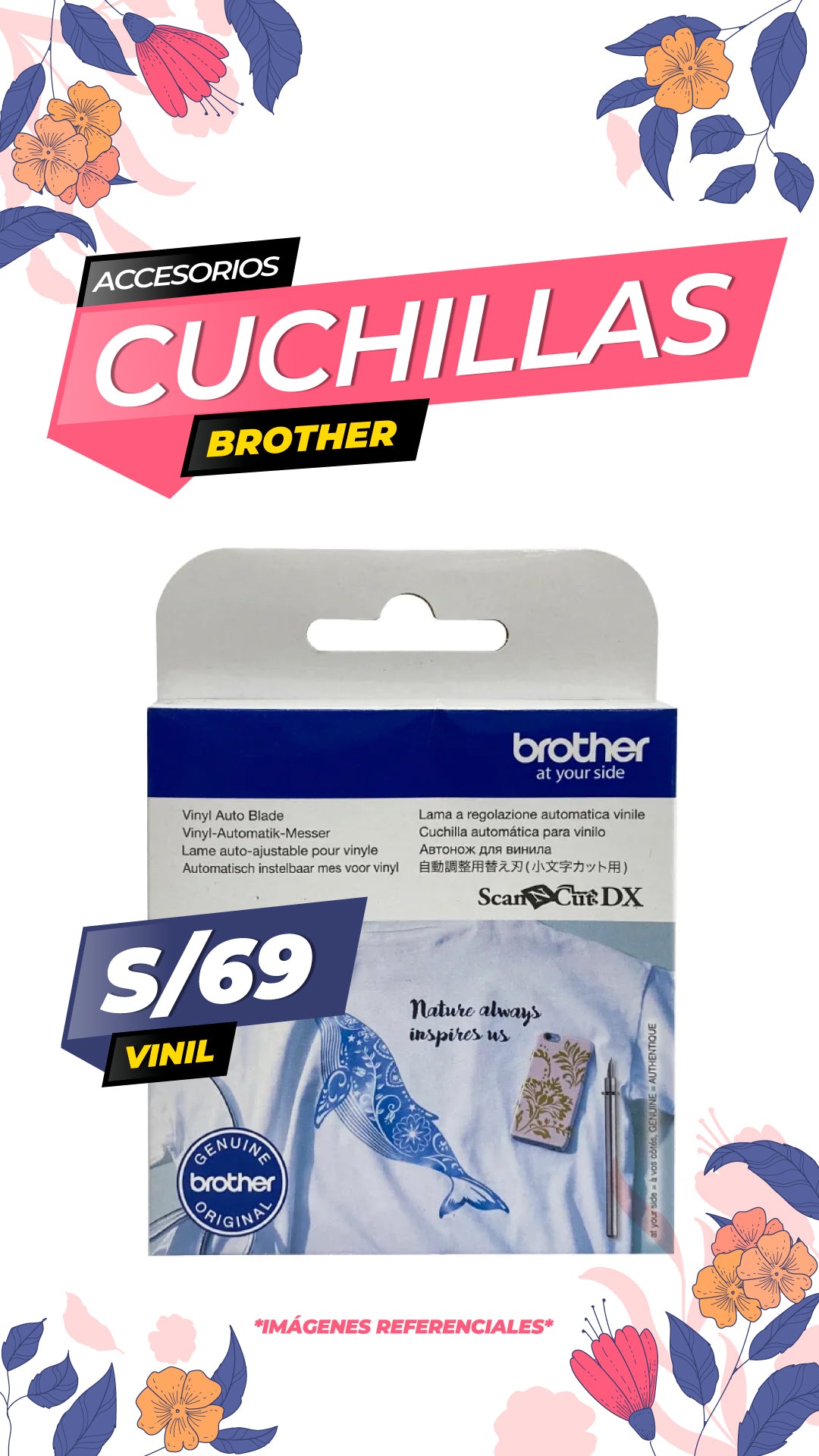 Repuesto Cuchilla de Vinil / BROTHER