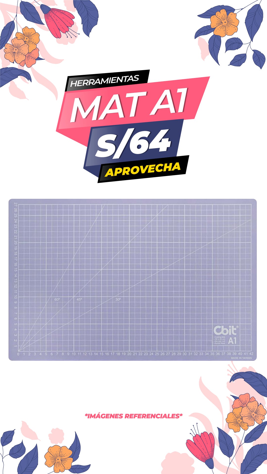 Mat de corte - Lila / A1