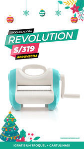 REVOLUTION HERRAMIENTA PARA CORTE Y EMBOSADO TURQUESA / WR