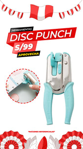 HERRAMIENTA DE PERFORACIÓN CROP-A-DILE DISC POWER PUNCH/ WR