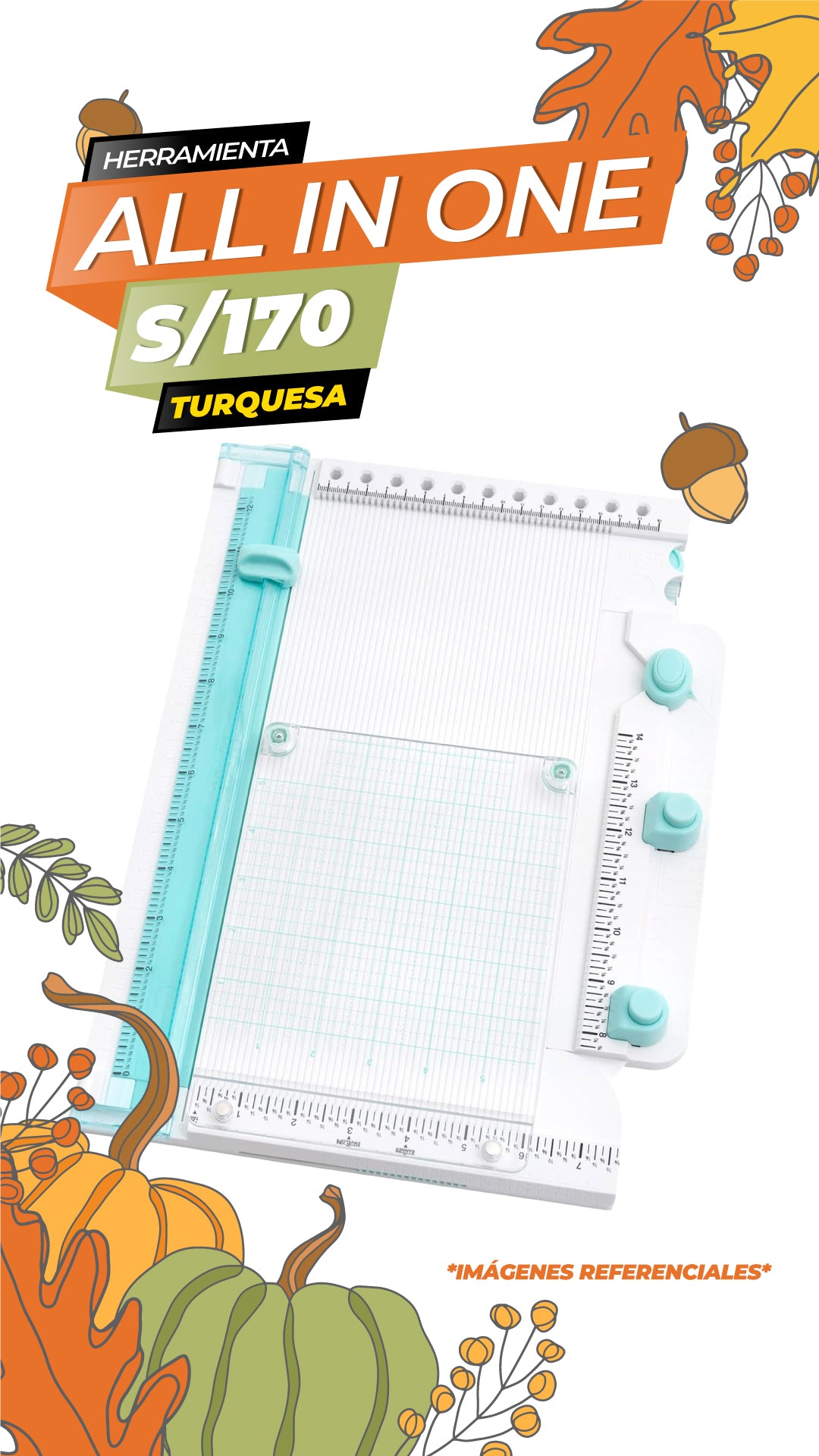 We R Memory Keepers The Works All-In-One Tool Turquesa