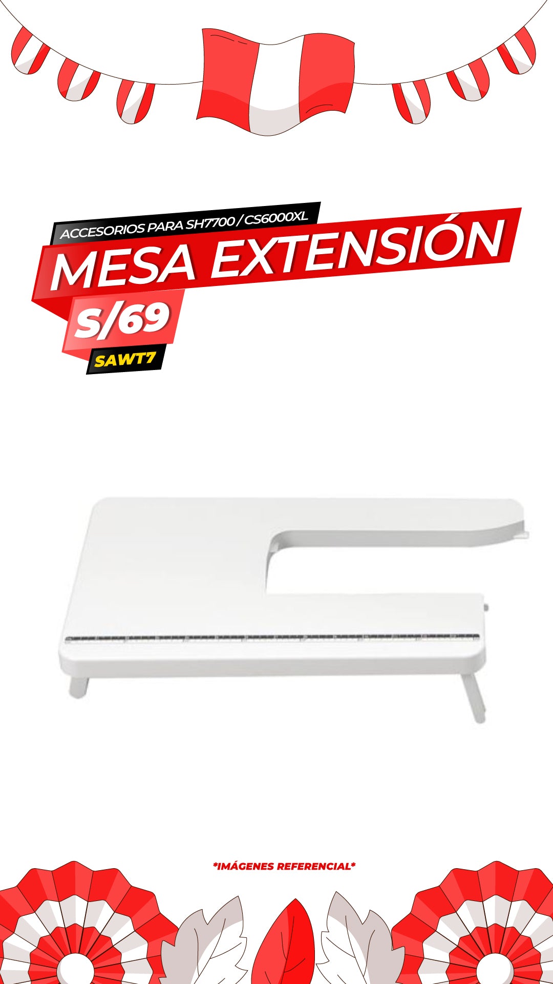 Mesa de Extensión - SH7700, CS6000XL (SAWT7) / BROTHER
