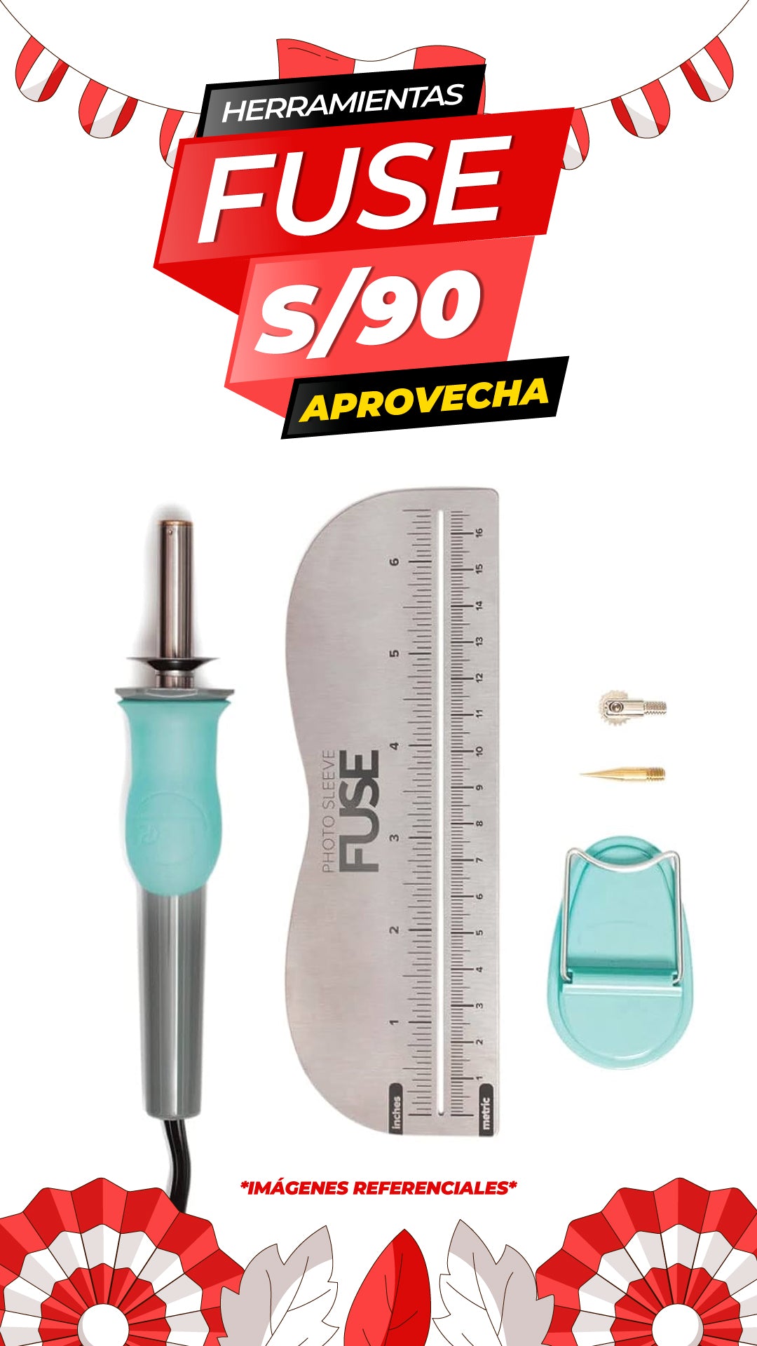 HERRAMIENTA PARA APLICAR CALOR - INTERNATIONAL PHOTO SLEEVE FUSE / WR