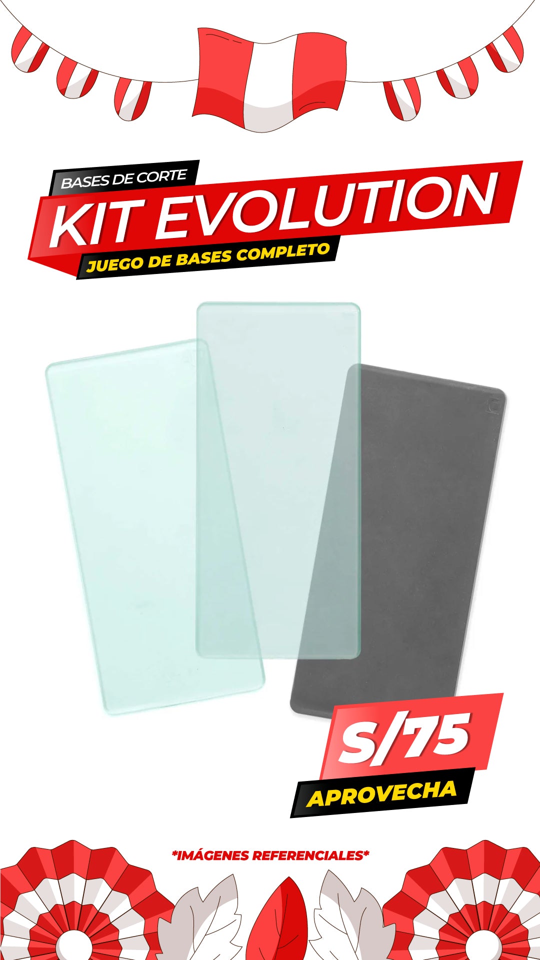 Placas de repuesto para Mini Evolution de We R