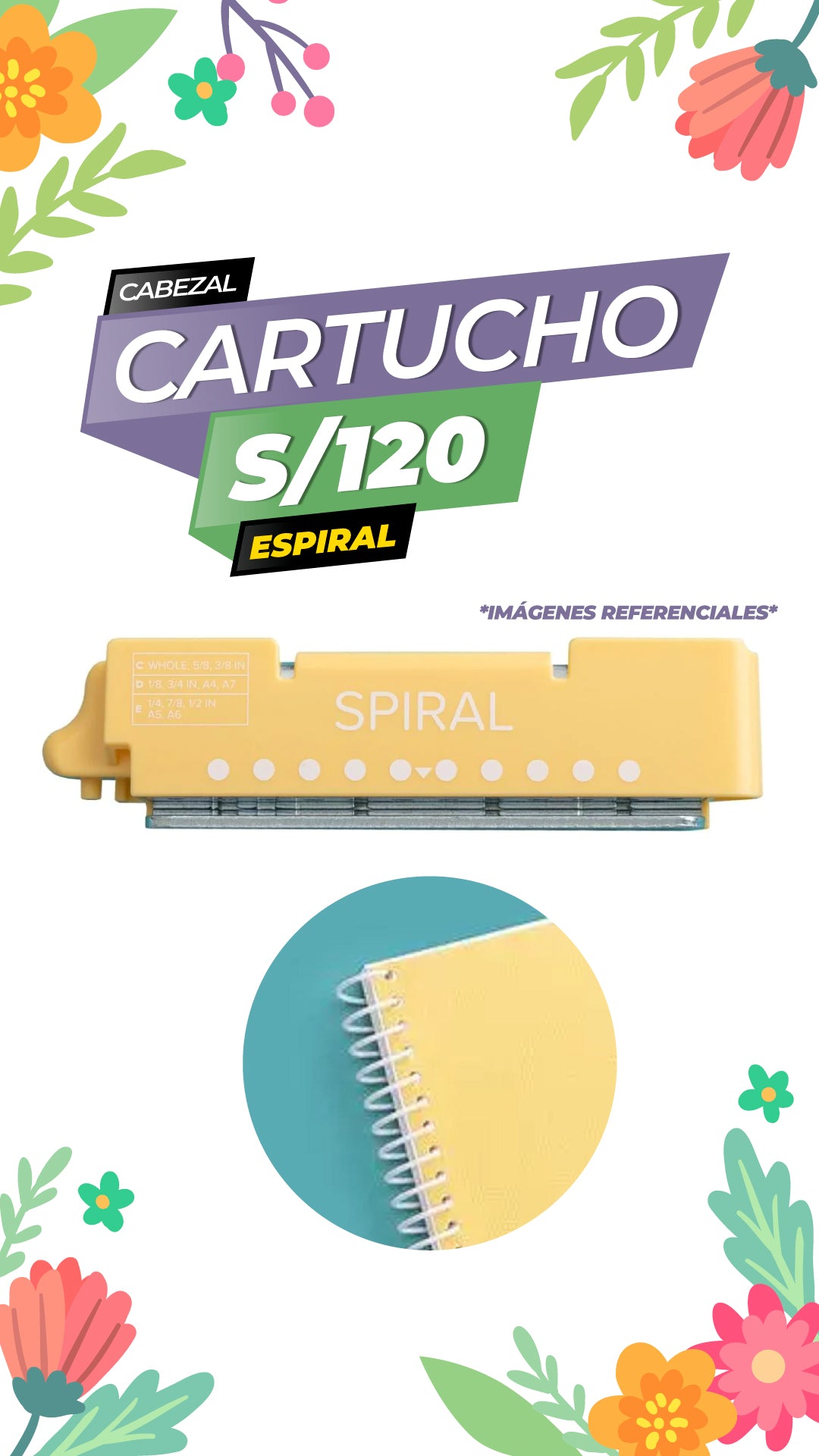 WR - CI - CARTUCHO PERFORADO ESPIRAL