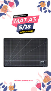Mat de corte - Negro / A3