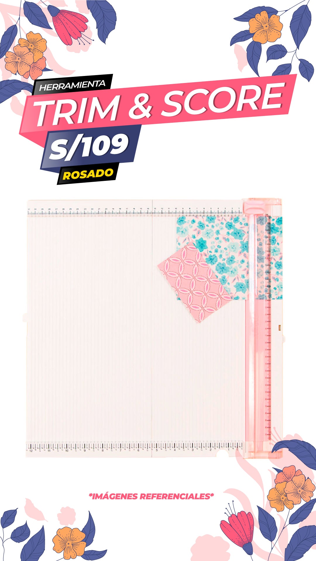 Trim & Score Board Rosado / We R Makers