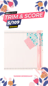 Trim & Score Board Rosado / We R Makers