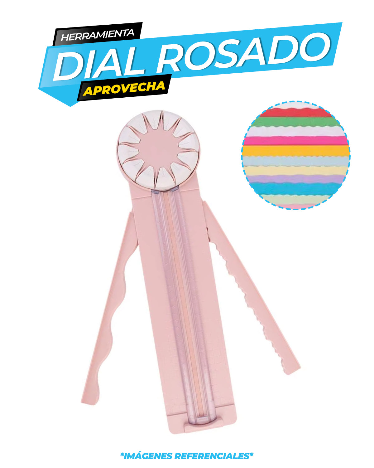 Dial Trimmer Rosado - 12 cortes / ALT