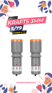 CUCHILLA  KRAFT  BLADE 3MM  / SILHOUETTE.