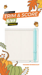 We R Memory Keepers Trim & Score Board Turquesa