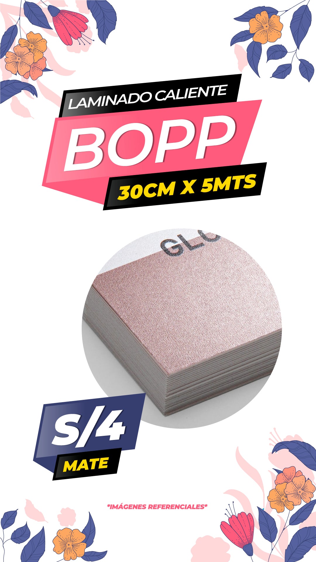 Rollo bopp MATE / 30CMX5M