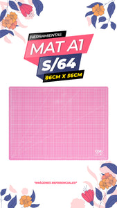 Mat de corte - Rosado / A1