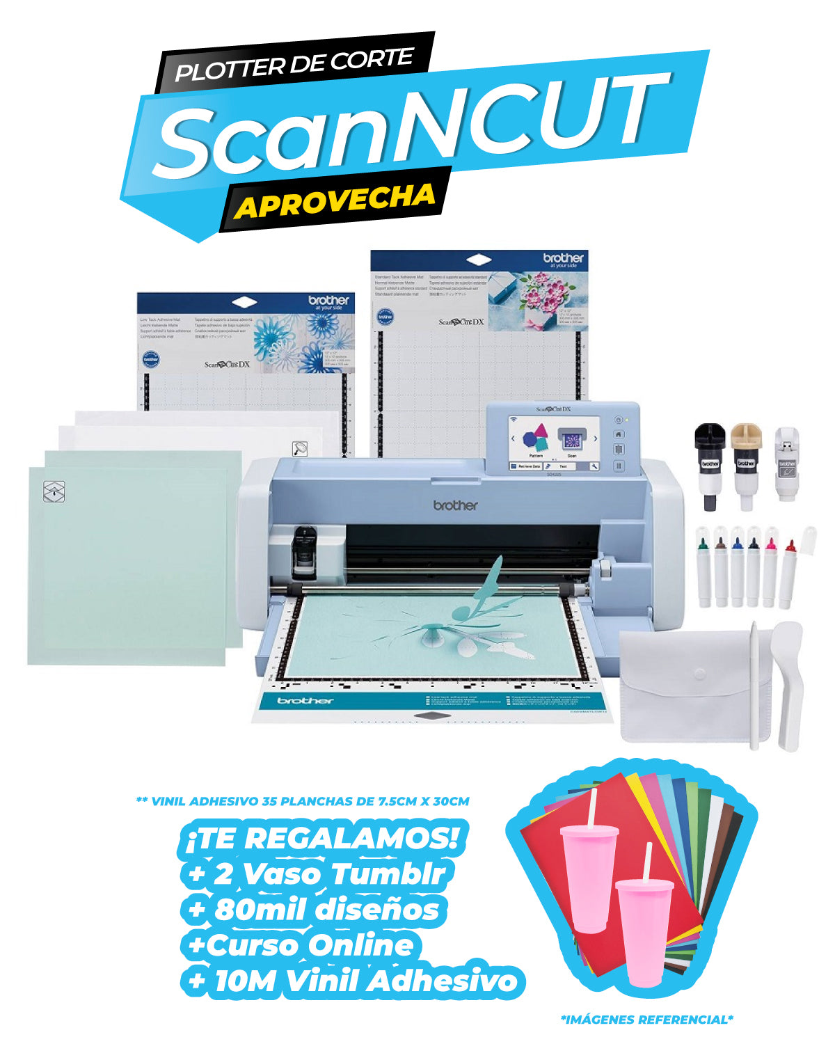 PLOTTER DE CORTE BROTHER SCANCUT SDX225 / BROTHER