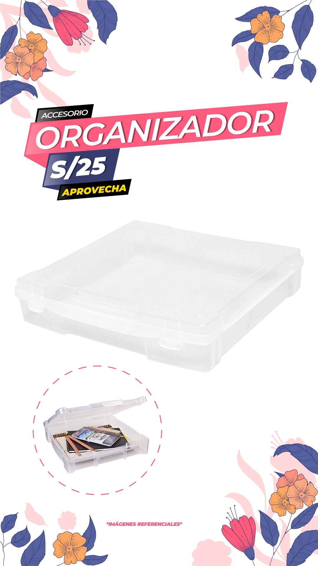 Organizador 12x12 pulgadas / ALT