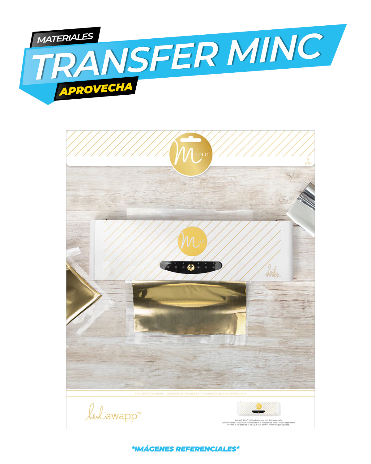 Heidi Swapp Minc Transfer Folder de Protección para Laminadora.