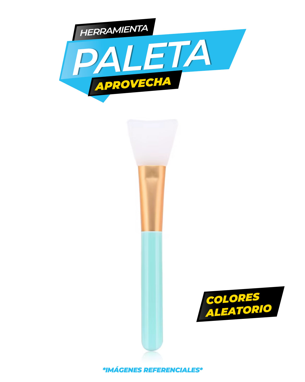 Espatula de silicona - colores varios  / ALT