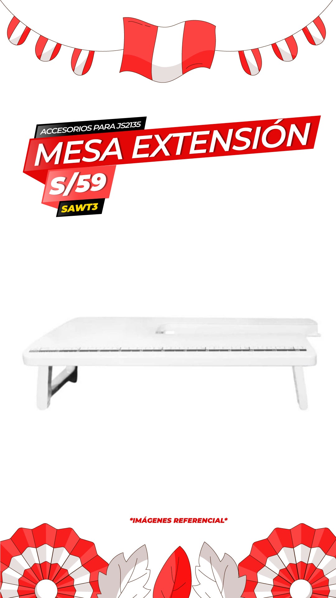 Mesa de Extensión - JS2135 (SAWT3) / BROTHER
