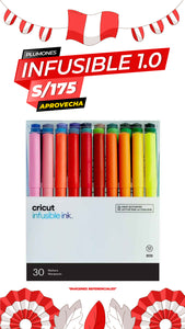 PLUMONES INFUSIBLE INK X 30 UNI / CRICUT