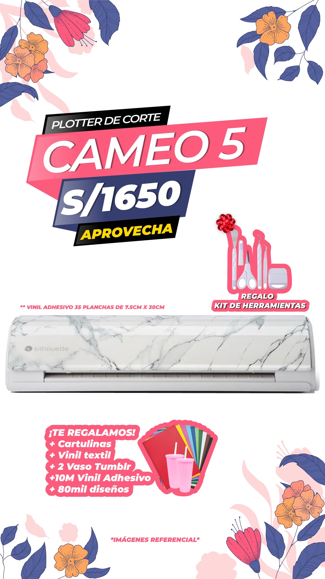 PLOTTER DE CORTE SILHOUETTE CAMEO 5 MARMOL
