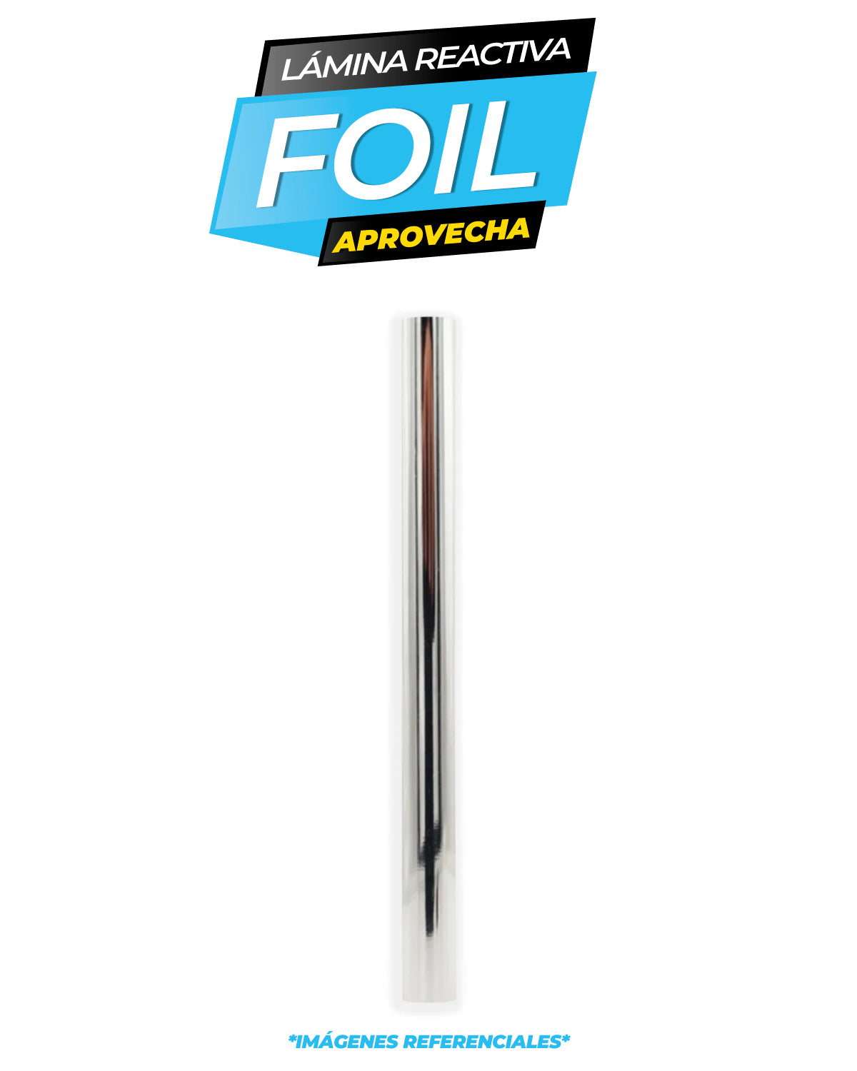Foil Reactivo 19cm x 5mts - Plateado / ALT