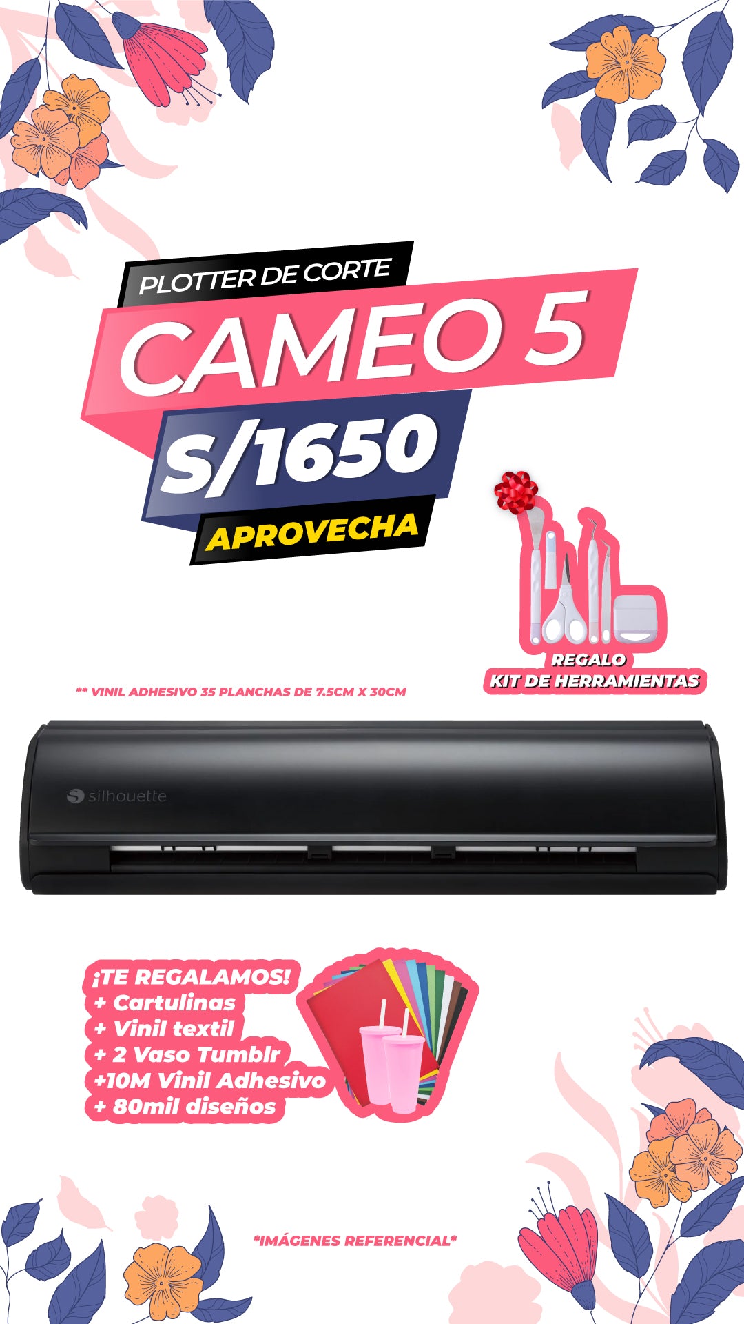 PLOTTER DE CORTE SILHOUETTE CAMEO 5 NEGRO