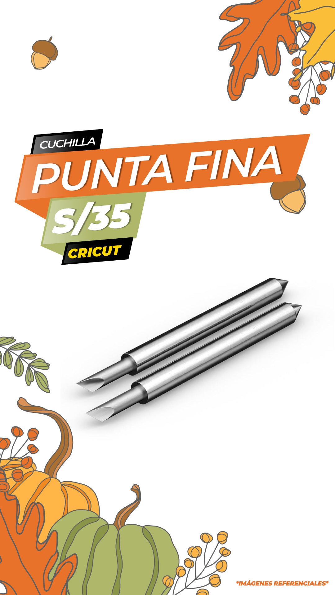 CUCHILLA PUNTA FINA X 2 / CRICUT