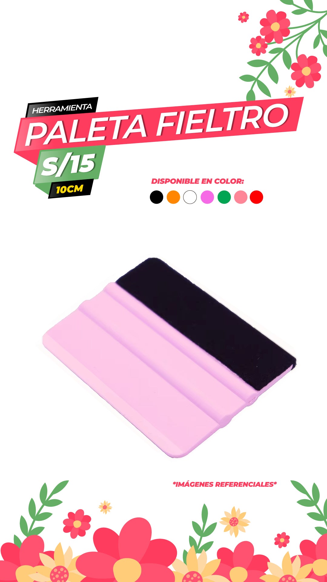 Paleta con Fieltro - 10cm / ALT