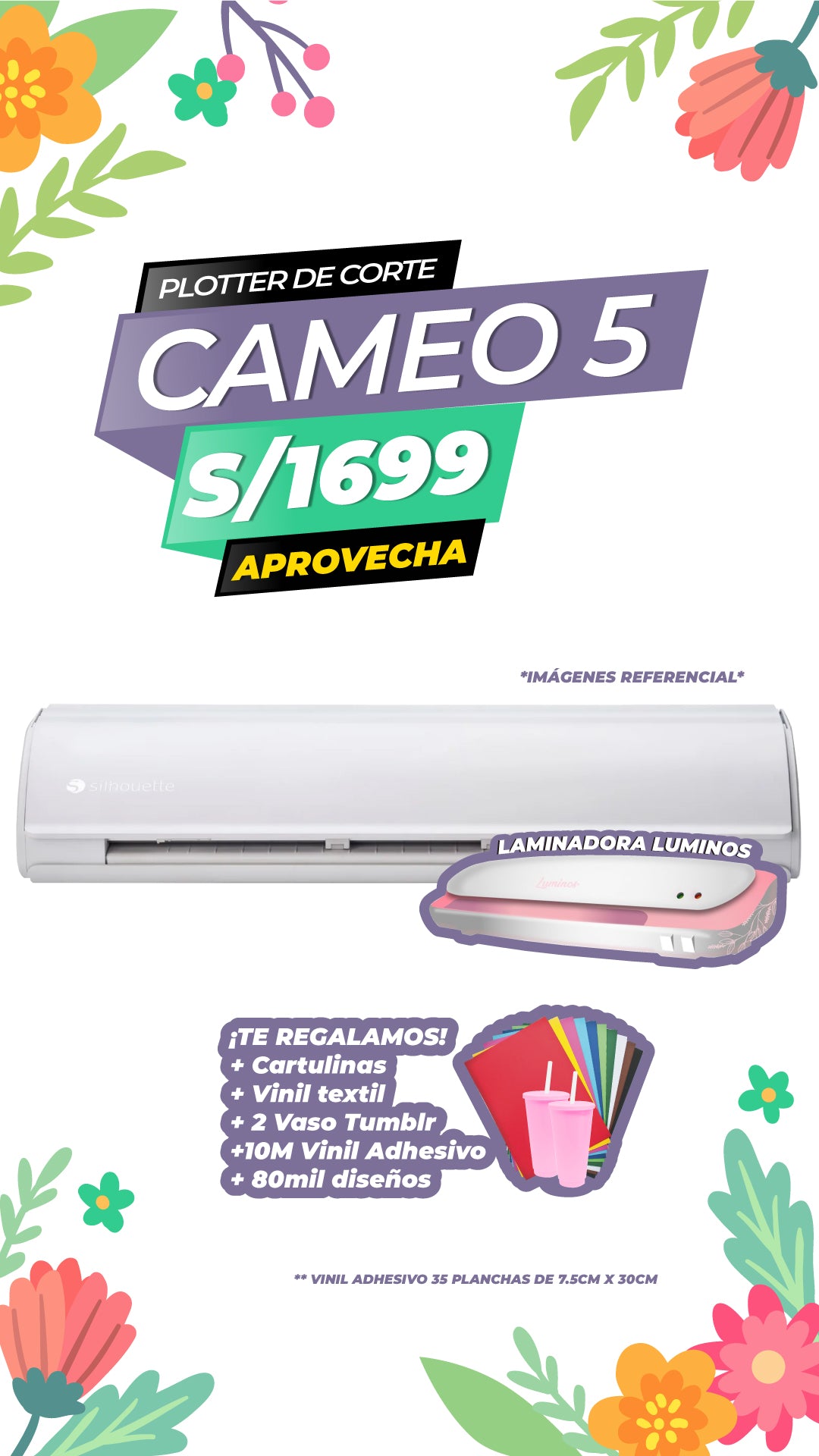 SILHOUETTE CAMEO 5 BLANCA