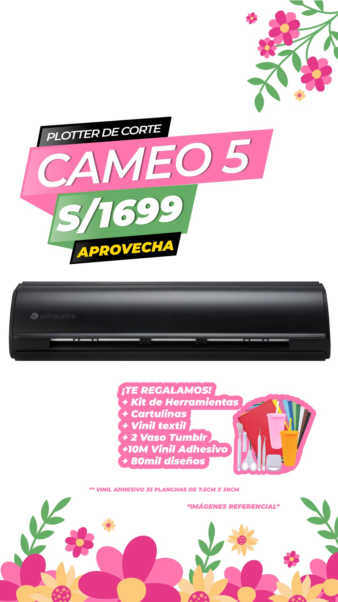 SILHOUETTE CAMEO 5 NEGRO