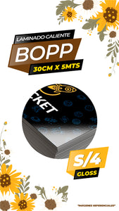 Rollo bopp GLOSSY / 30CMX5M